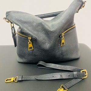 Black on black boho bag